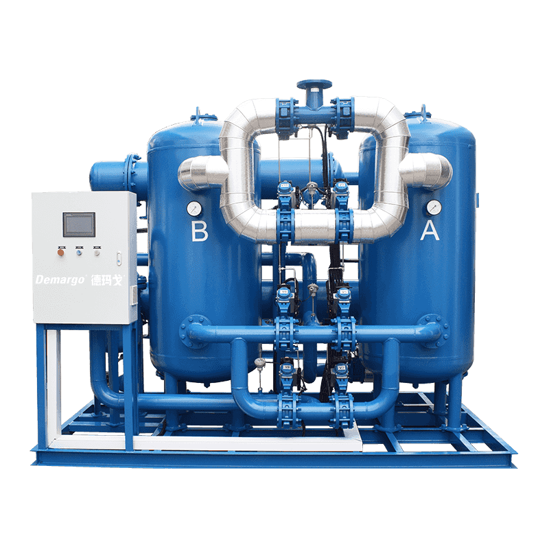 Komprimeringsvarme null gassforbruk Adsorpsjon tørketrommel